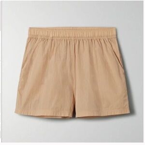 Aritzia TNA  Claremont running Shorts in Sand Bluff - S